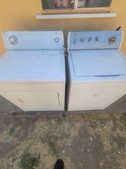 Whirlpool washing machine and dryer