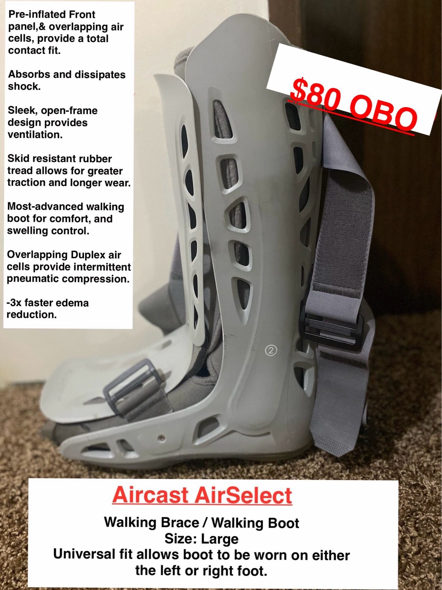 AIR SELECT ELITE MEDICAL BOOT