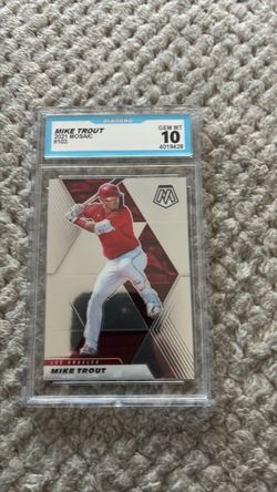 Mike Trout 2021 Mosaic #103 PSA 10 Diamond