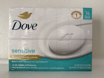 Save $11.30 + Tax - NEW - Dove 14-Pack of 3.75 oz Sensitive Beauty Soap Bars