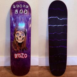 Fancy Lad Skateboards Lad Bigzo “Head” Skateboard Deck 8.25 Custom grip Tape Job