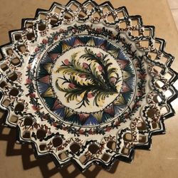 Hand Made Plate From Portugal