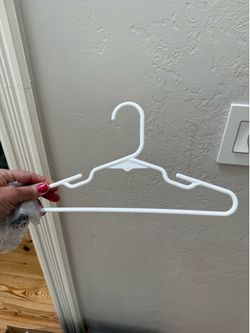 FREE - white plastic KID hangers