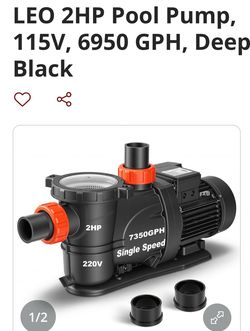 Pump for inground pool