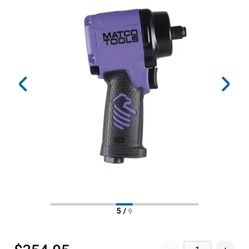 NEW Matco 1/2" Stubby Impact - Purple (MT3765PP)