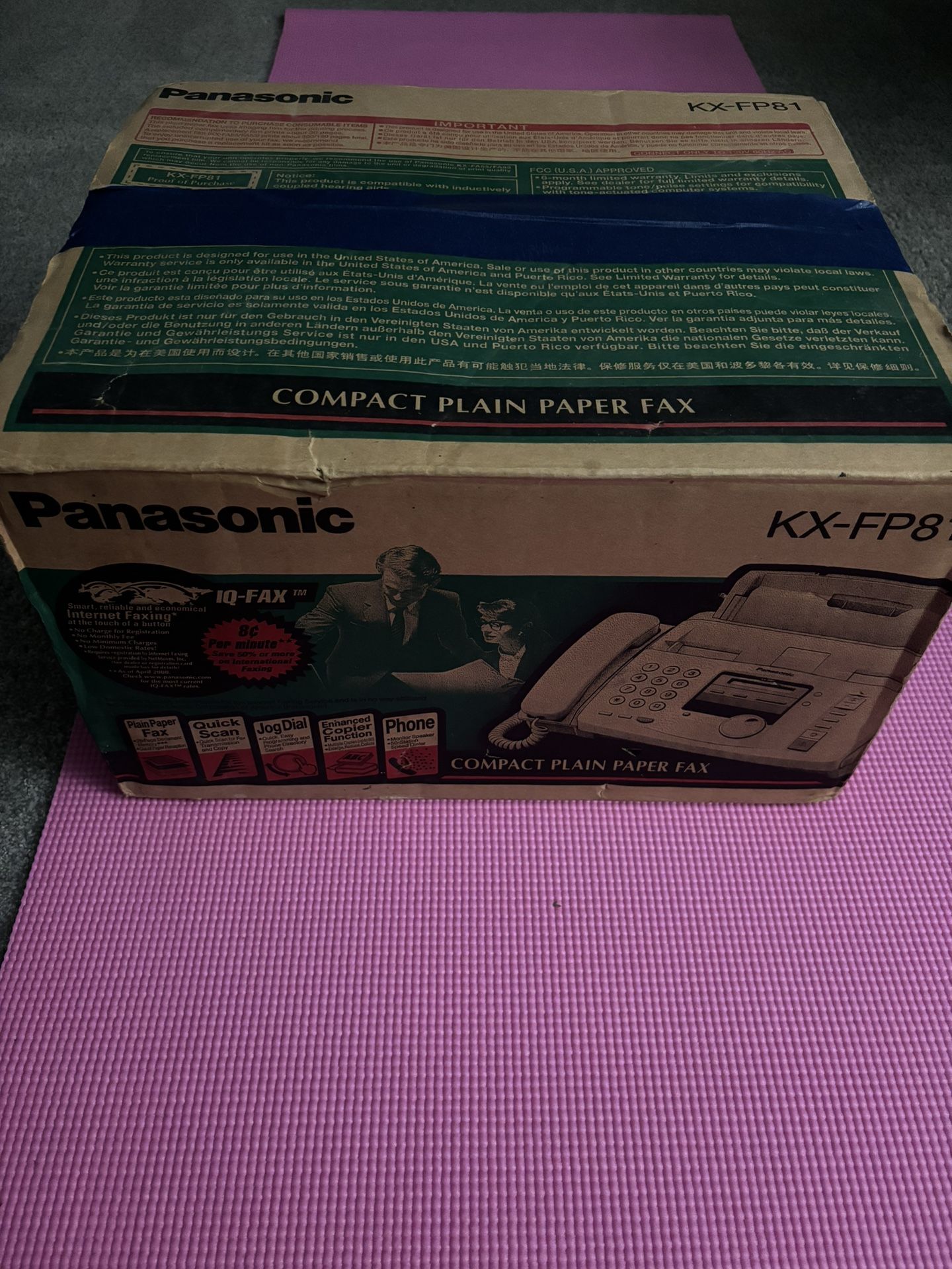 Panasonic fax machine