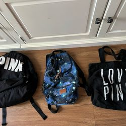 VS Pink XL backpack  Medium Backpk and tote 20.00 For All!