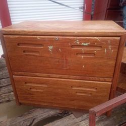 Wooden Lateral Filing Cabinet 