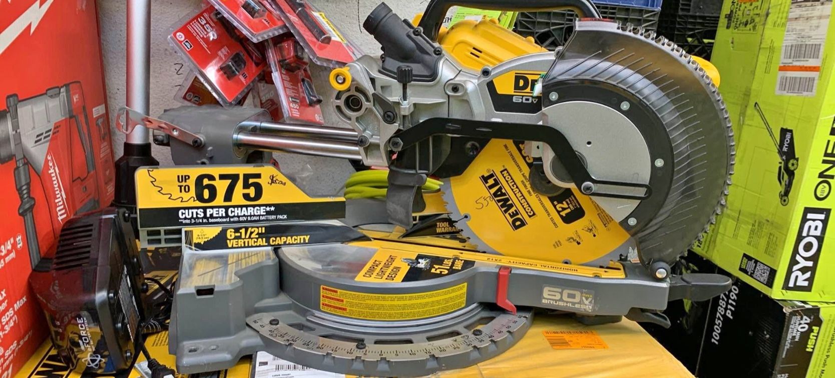 Dewalt 60v 12 inch sliding miter saw