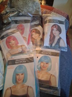 Womens costume wigs 3 kinds