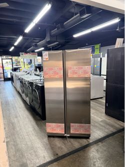 👑SAMSUNG STAINLESS STEEL REFRIGERATOR 👑 FINANCING AVAILABLE