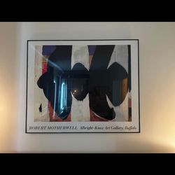Framed print of Lot 247: Robert Motherwell - Cartel anunciador.