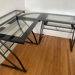 Glass Executive Desk