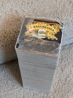 175 beer coasters sealed Sierra Nevada 30th Anniversary