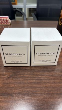 2 New St. Brown & Co. Luxury Candles