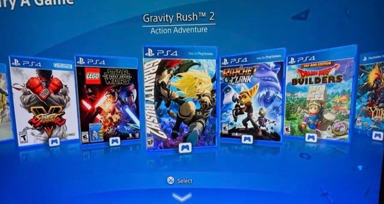 PS4 PLAYSTATION 4 With 125 PS4 GAMES