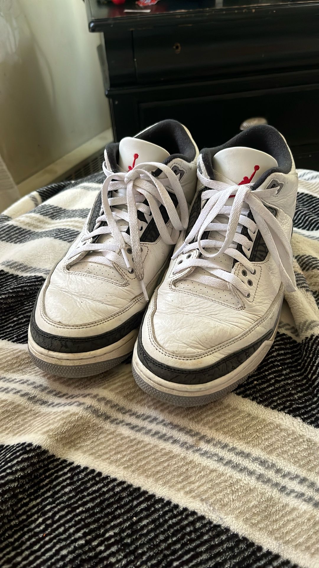 Air Jordan 3 Retro "Cement" sneakers.