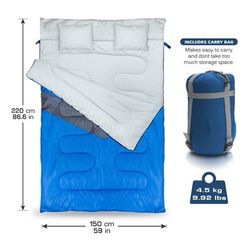 Double sleeping bag