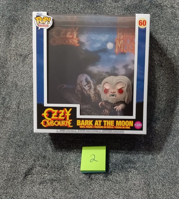 Ozzy Osbourne Bark At The Moon (Flocked) #60 Funko Albums