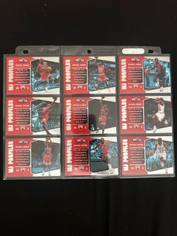 2005-06 NBA Hoops MJ Profiles Michael Jordan Lot -9 cards