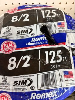 New Romex wire 8/2