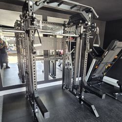 Vesta Pro Series 3in1 Squat Rack | 400lb Weight Stack | Front Smith Barbell | Commercial Grade | Adjustable Pulley System | FREE DELIVERY🚚 