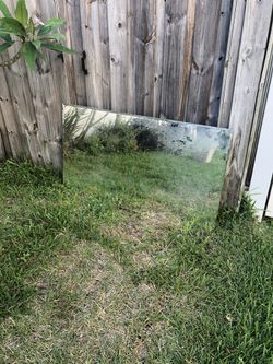 Large heavy mirror