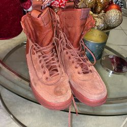 Nike SF Air Force 1 Dusty Peach Size 9