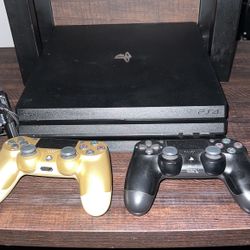 PS4 PRO WITH 2 Controls And Headset