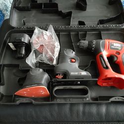 black n decker drill sander plus jig saw set
