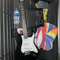 electric guitar w amp