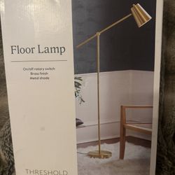Brass/ Gold Floor Lamp