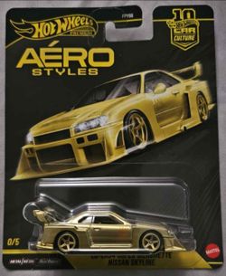 Hotwheels Premium Aero Styles LB-ER34 Super Silhouette Nissan Skyline.