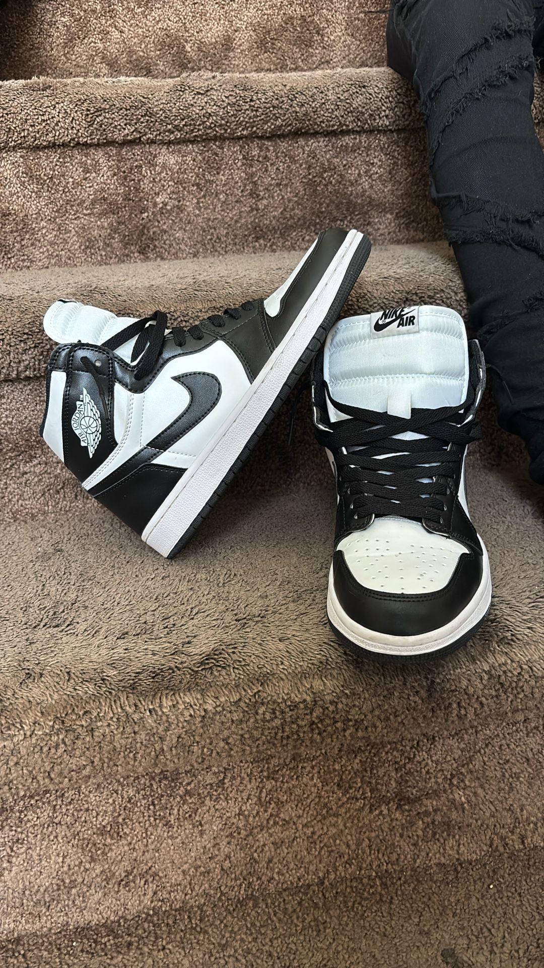 Jordan 1 Black And Whites High Top