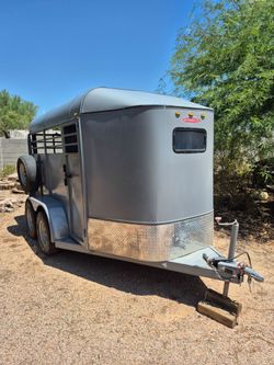 Two horse trailer