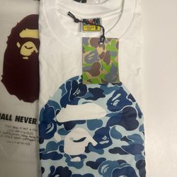Bape ABC shirt ‘white blue’