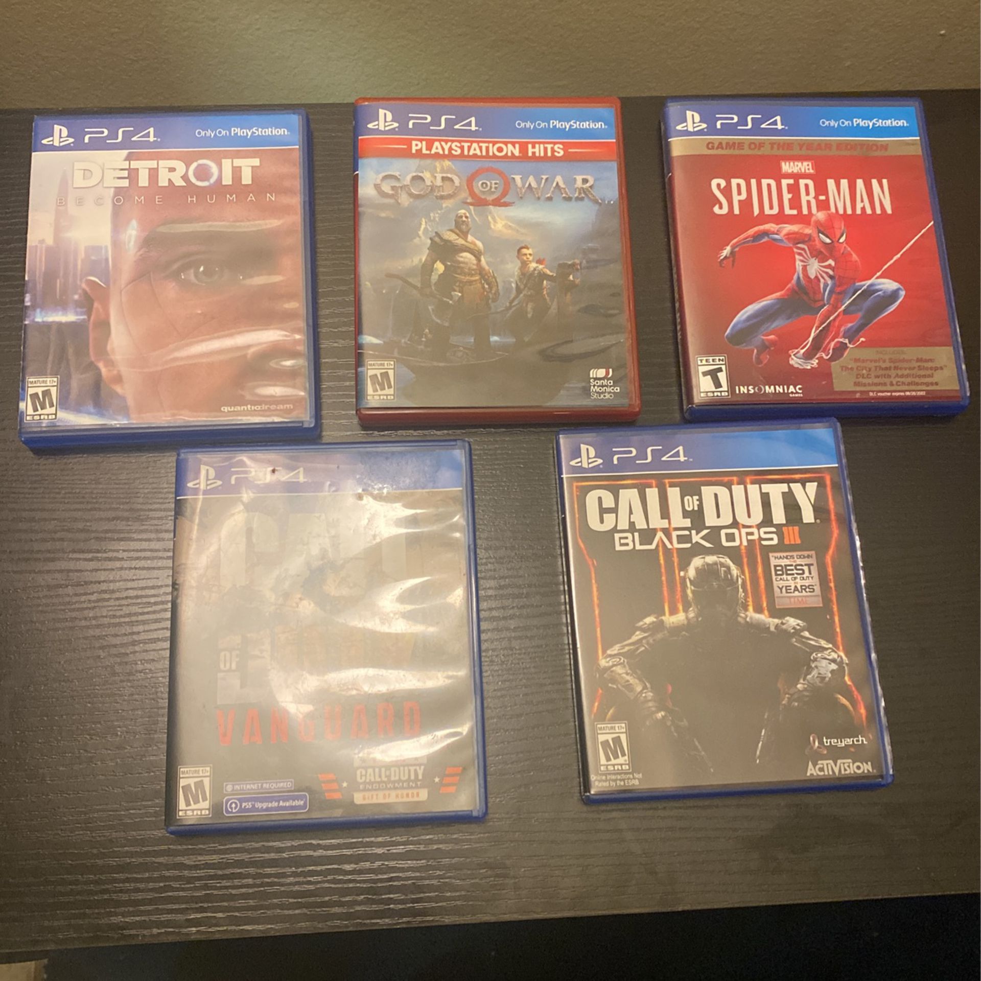 PS4 Games $15 Each