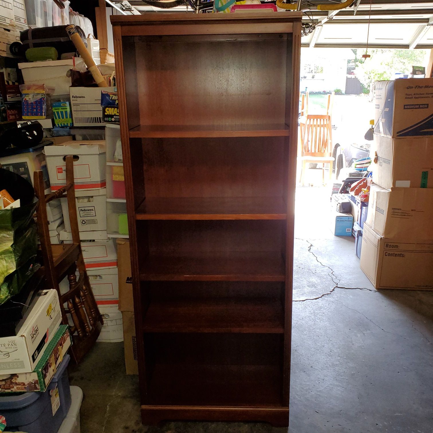 Wood Bookcase