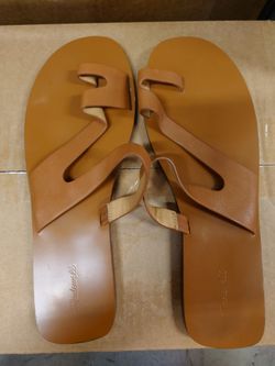Madewell The Gabi Asymmetric-Strap Sandal