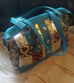 BEAUTIFUL PATCHWORK DESIGN PURSE