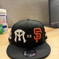 SF Giants / NY Yankees Opening Night Hat MLB 2026 Snapback.