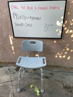 Adjustable Shower Chair with Back
