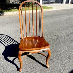Wooden Brown Rustic Chair