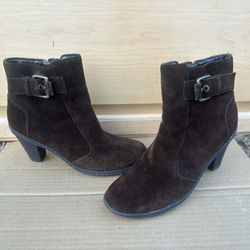 Suede Strictly Comfort Woman’s Ankle High Boots 