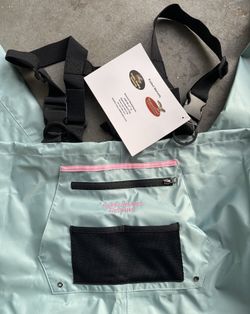 Caddis Wading Systems Women's Teal Deluxe Breathable Stockingfoot Chest Waders Fishing XL