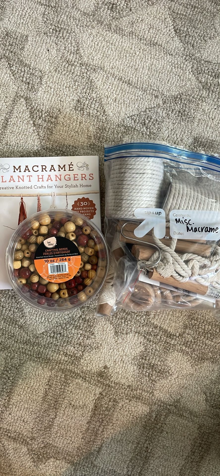Macrame Book & Supplies