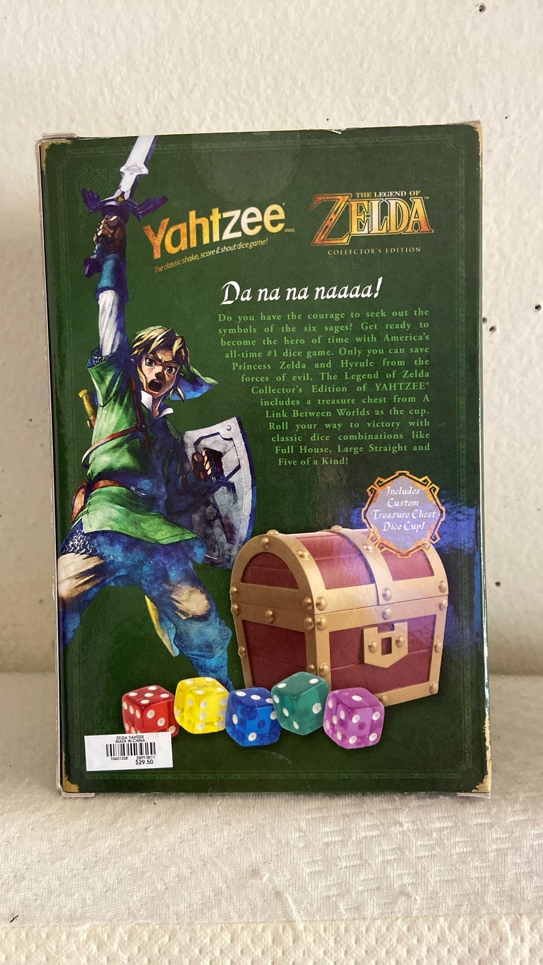Legend of Zelda Yahtzee Collectors Edition | ComicHub Zelda