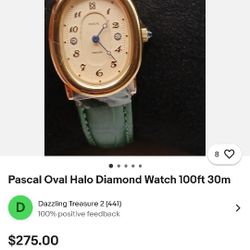Pascal Oval Diamond Watch