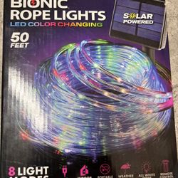 50’ Solar LED Lights