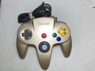 N64 OEM Authentic Controller Gold - 1 Month Warranty.